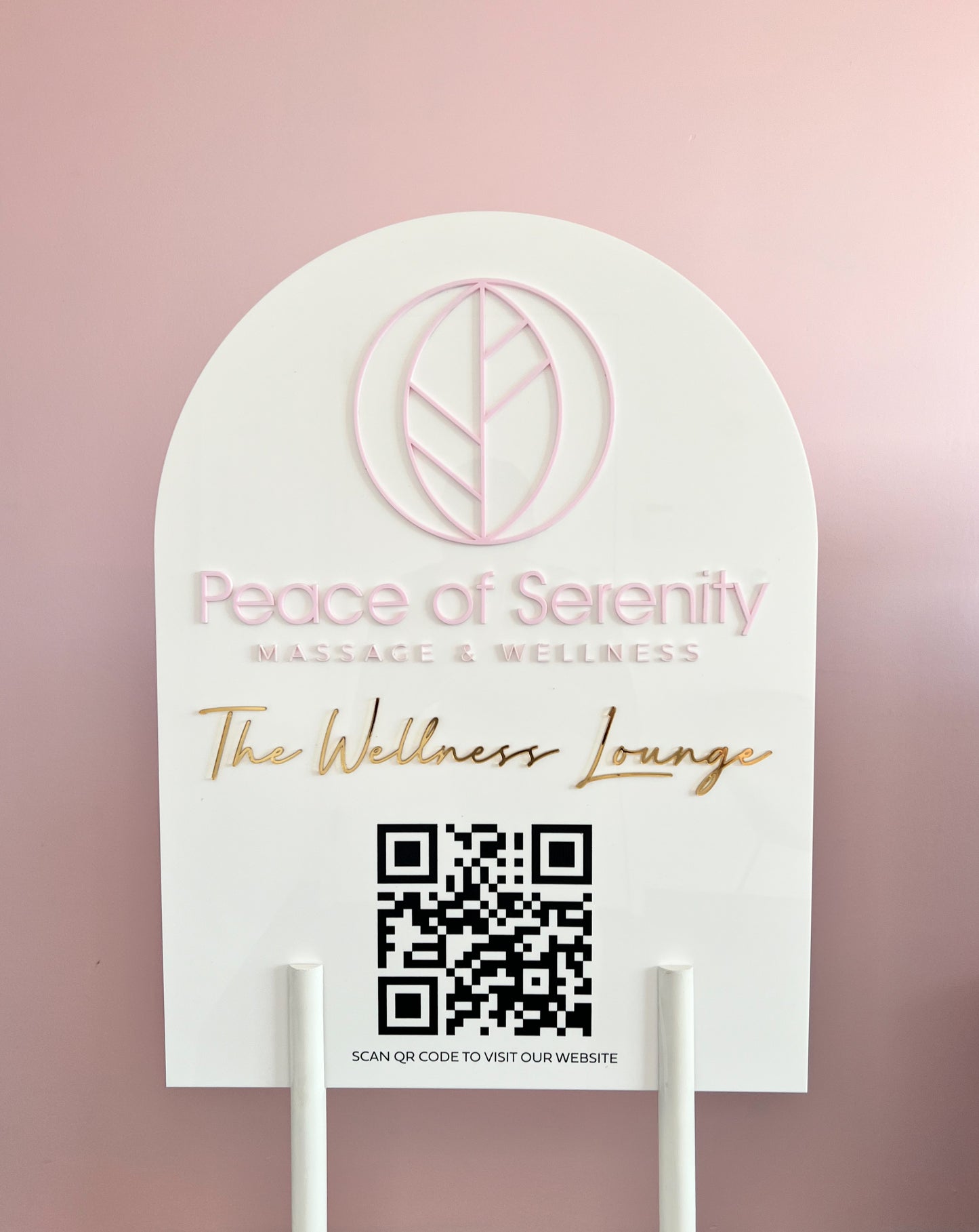 Large Business QR Code Sign