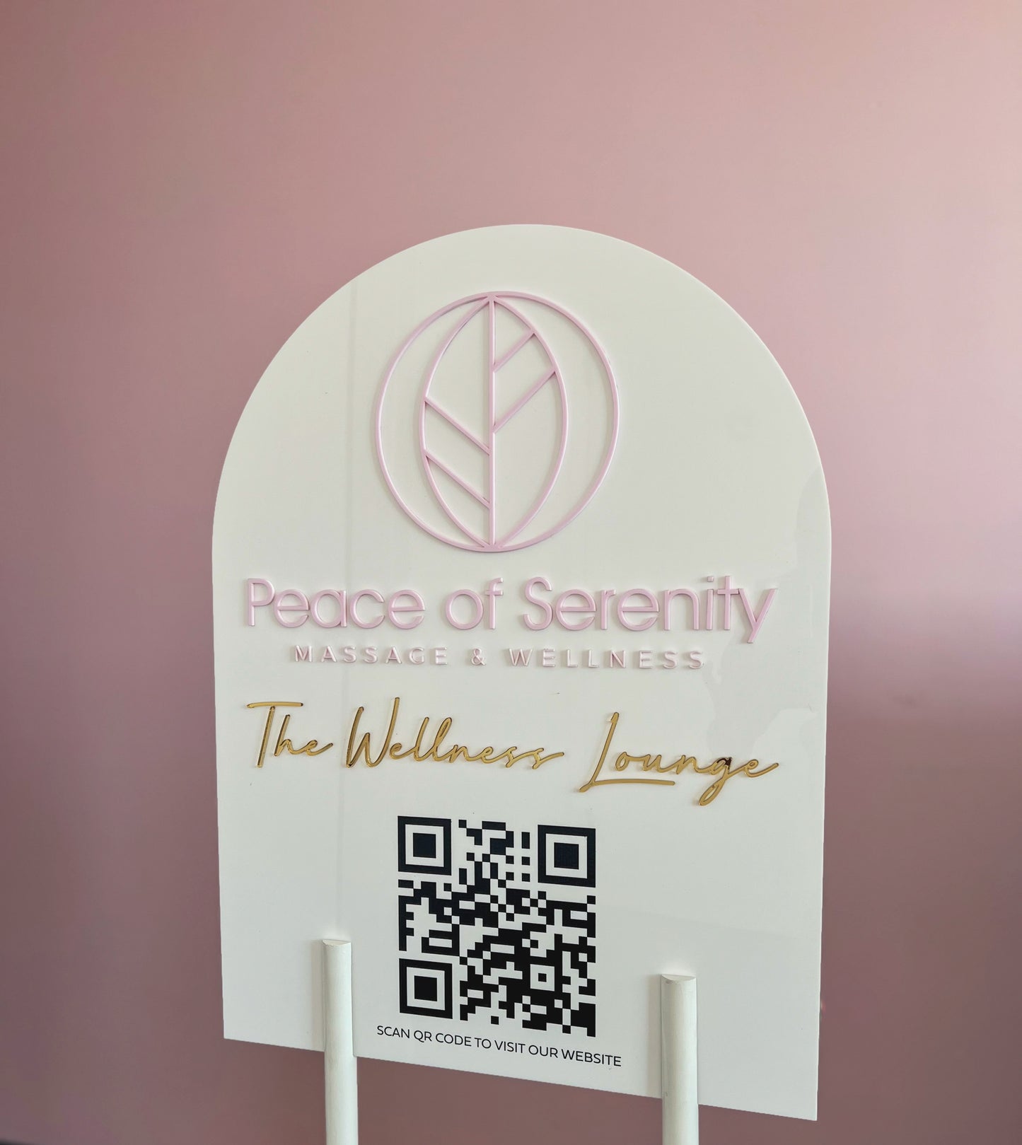 Large Business QR Code Sign