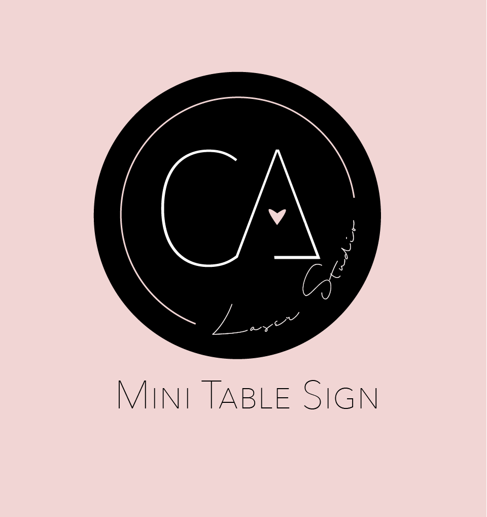 Mini Table Signs