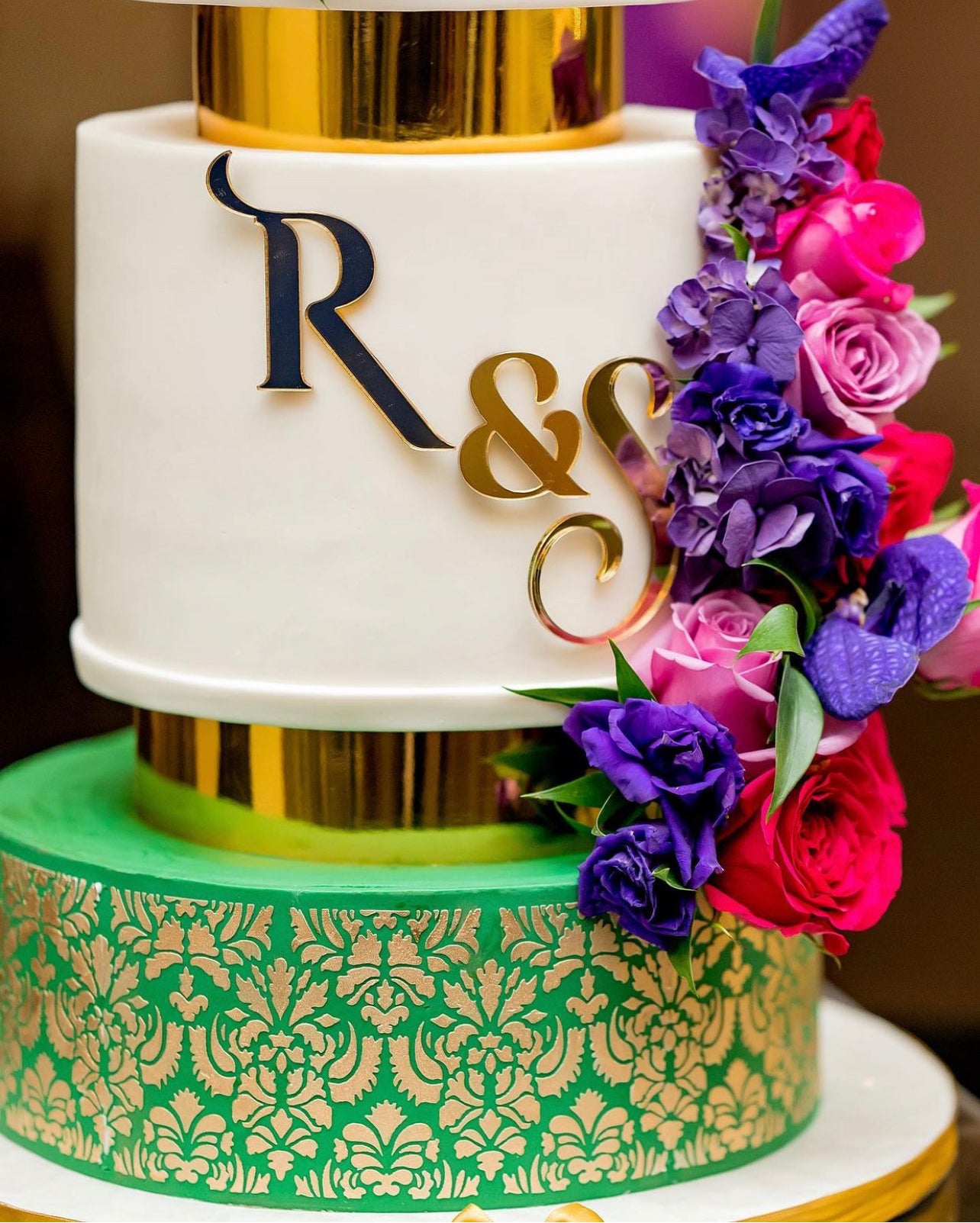 Wedding Initials Cake Plaque