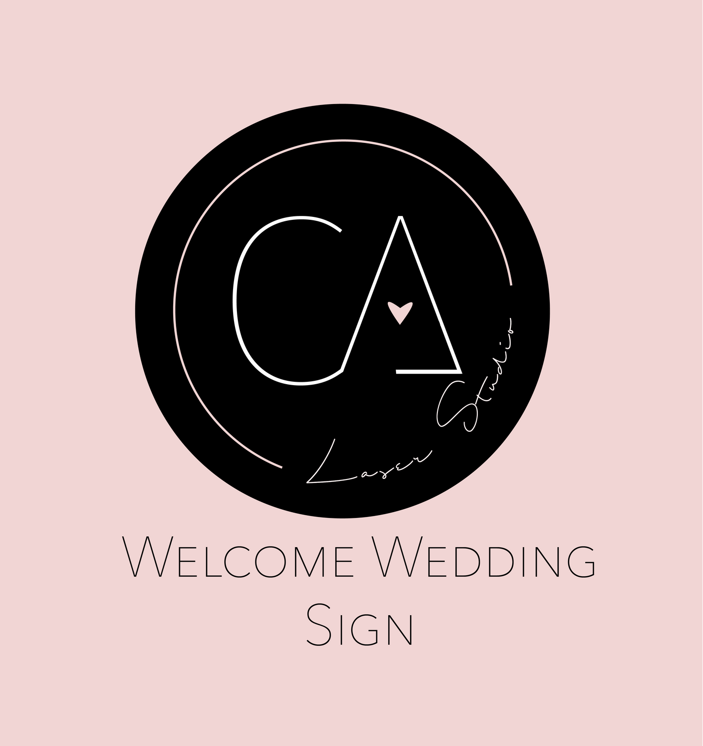 Wedding Party Sign