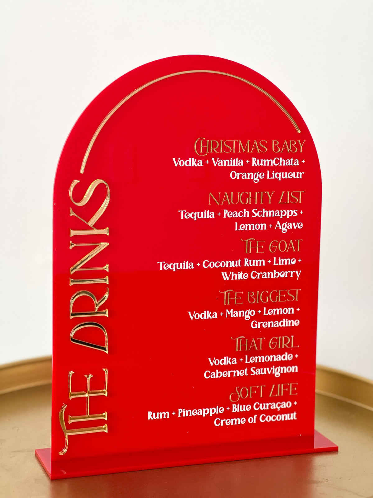 2 Layer | Single Piece Table Sign
