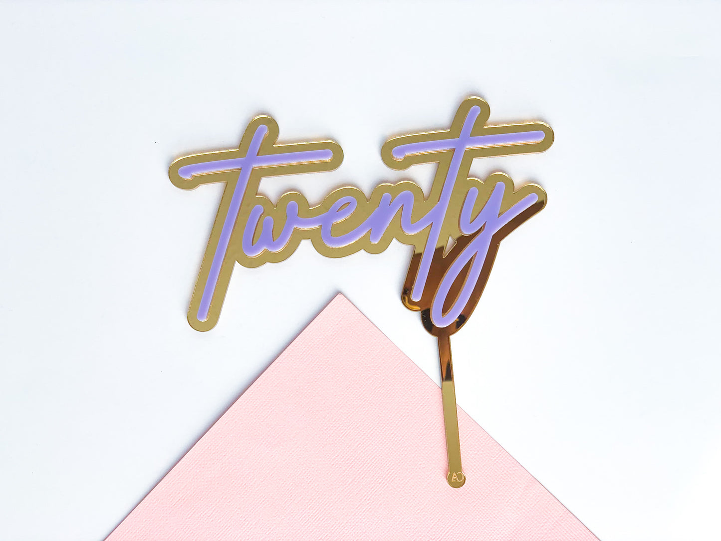 Age Cake Topper | 2 Layers