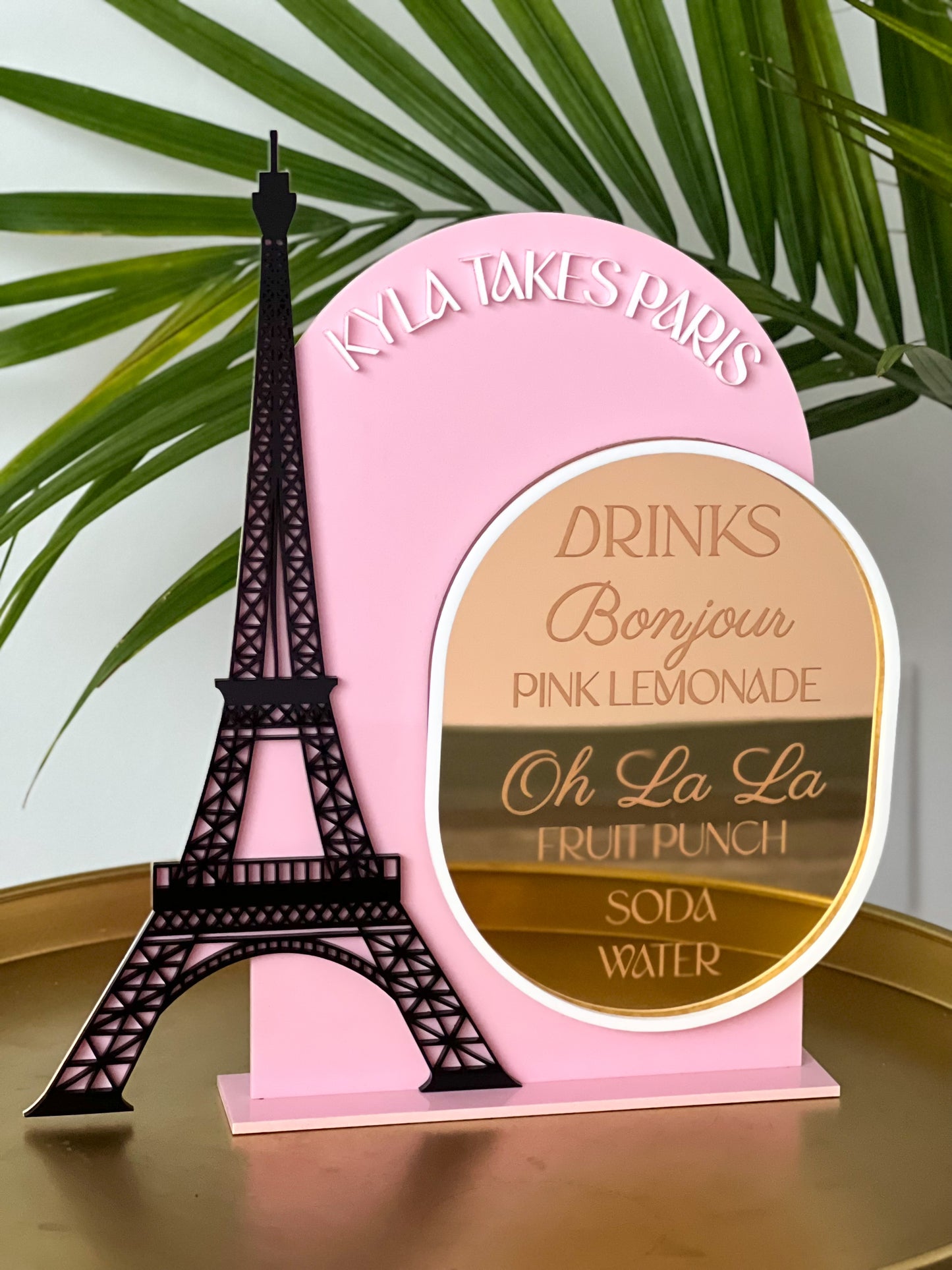Custom 2 Layer | Single Piece Table Sign