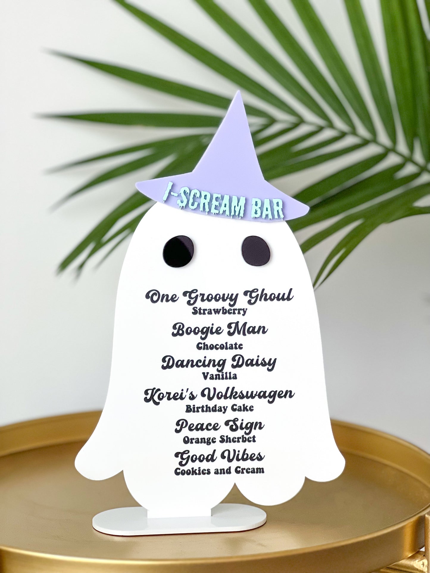 Custom 2 Layer | Single Piece Table Sign