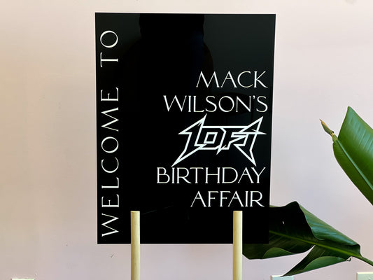 Welcome Sign | 2 Layers