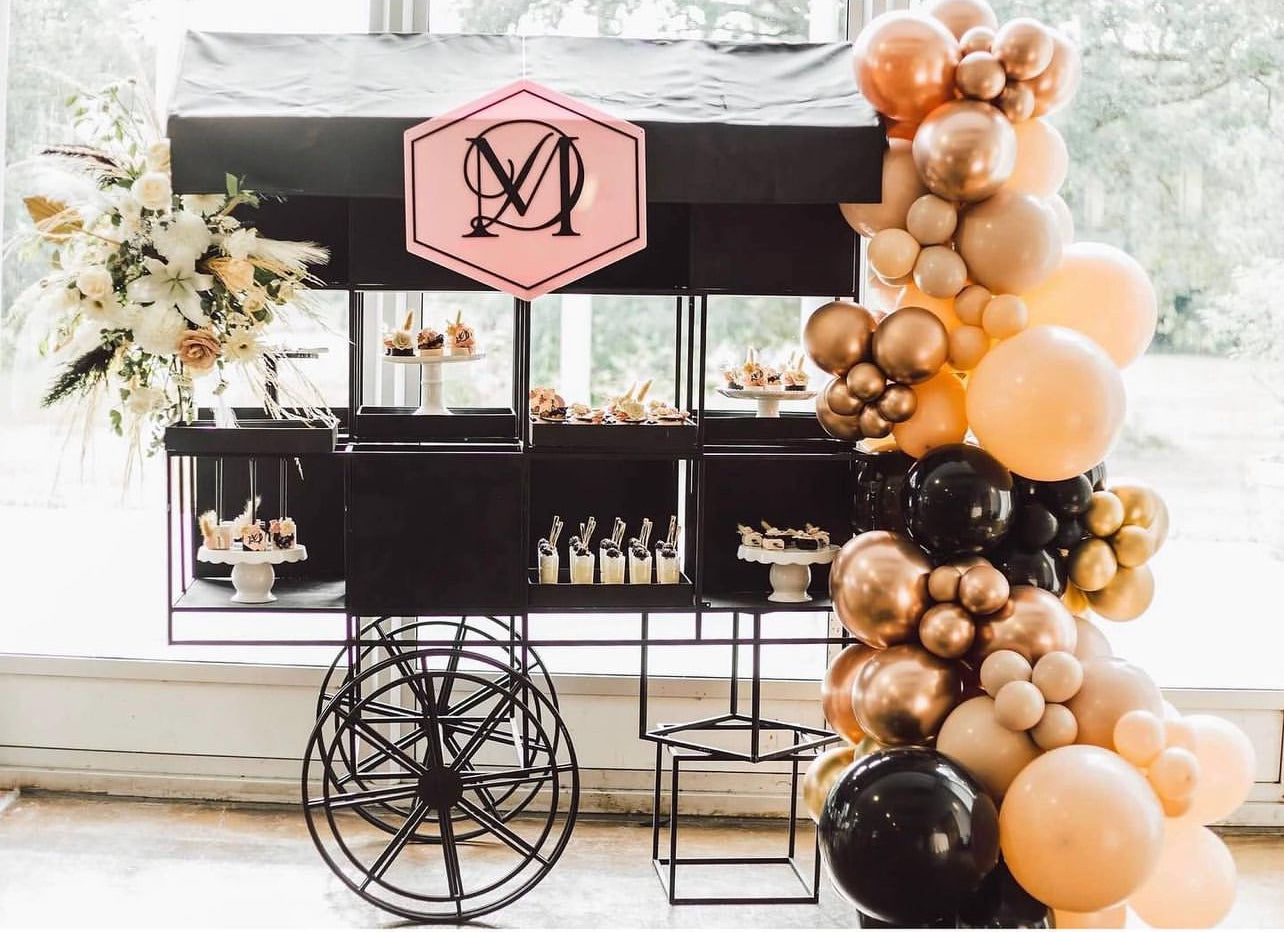 2 Layer | Monogram Backdrop Sign – Creole Amour Laser Studio