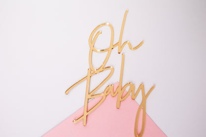 Oh Baby Mini Cake Topper