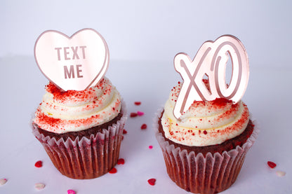 Valentine's Day Cupcake Toppers