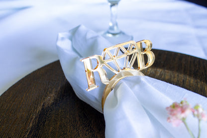 Initial Napkin Rings